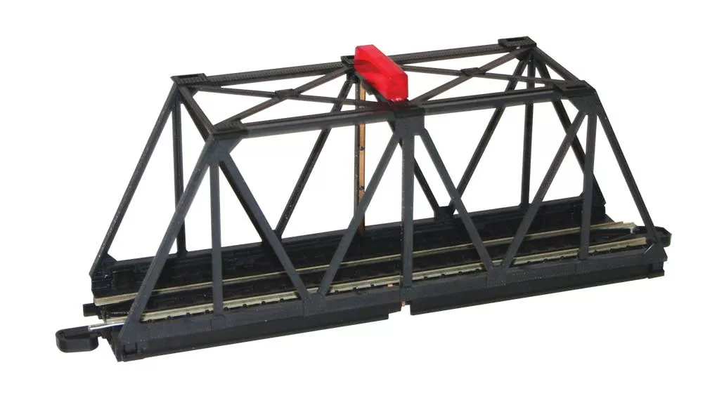 Bachmann HO 44473 EZ Track Truss Bridge Kit with Blinking Light